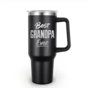 40oz Stainless Steel Tumbler- Premium Vacuum Insulated, Leak-Proof Lid & Handle