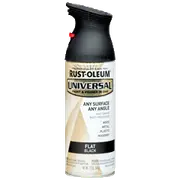 Rust-Oleum UNIVERSAL PREMIUM SPRAY PAINT Spray Paint - 245198 FLAT BLACK