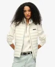 Fuji Lite Padded Gilet | Off Grey