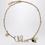 [Chloé] Chloé Iconic necklace with Shells charms One size Metal
