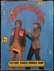 1979 Topps Mork and Mindy TV Wax Box ( 36 Factory Sealed Packs ) Vintage