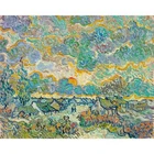 Van Gogh, Reminiscence of Brabant, 1890, Semi-Metallic Gloss, 16" x 20"