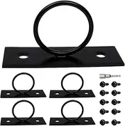 Hanger Hooks Indoor Ceiling,Home Suspension Hammock Stand Frame Hanger Swing Hook - Rope Support Holder Anti Rust Drop Ring Brackets for Gardens Cable Decks