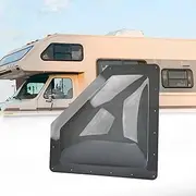 RVGUARD RV Skylight Replacement Outer Dome for Trailers and Motorhomes, Outer Dimension: 24" x 11", Dome Dimension: 20" x 8" x 4", Waterproof, UV Resistant, Easy Installation, Smoke