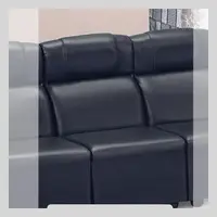 在飛比找多瓦娜家居優惠-L型乳膠皮沙發中椅沙發(單只)黑色 24239802015