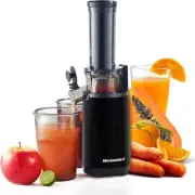 Elite Gourmet Masticating Juicer Machines, 12-inch Juicer, Masticating Cold