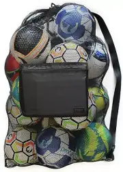 Extra Large Heavy Duty Mesh Bag. Best for Soccer Ball, Water Sports, Beach Cloth