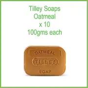 TILLEY SOAP x 10 Oatmeal Soap 100gm - AUSTRALIAN MADE