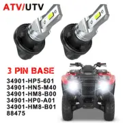 LED Headlight Bulb Lights For 2004-2006 TRX350FM 4x4 Rancher 34901-HP5-601