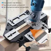 Door Hinge Jig Woodworking Door Hole Opener Positioning Slotting Locator Hole AU