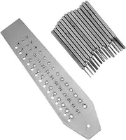 Qianly Tap And Die Kit Watch Repair Tool Watch Tapping Plate Set for Hobby Workshop