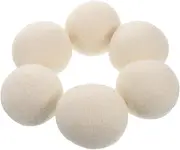 MOLUCKFU Wool 6 Pack Static Fabric Softener Tangle Prevention Laundry Aid Machine Dryer Wool Balls