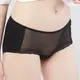 SWEAR 思薇爾 Panty 小褲 系列 M-XL 蕾絲 中低腰 平口 女內褲 (黑色)