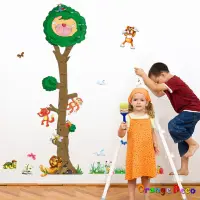在飛比找蝦皮商城優惠-【橘果設計】動物身高樹 壁貼 牆貼 壁紙 DIY組合裝飾佈置