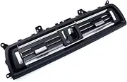 AC Air Conditioning Vent Outlet Front Console Dash Air Conditioner Chromed AC Vent Complete Assembly,for BMW,for 5 Series F10 F11 F18 2010-2017 64229166885 64229209136(Chrome Cover)