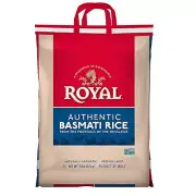 Authentic - Naturally Aged Long Grain Indian White Basmati Rice - 15 Lbs