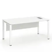 HelloFurniture Emery Office Computer Desk (White) - 160cm