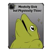 iPad Pro 12.9-inch (5th/6th gen) iPad Impact Case Mentally Sick but Physically Thicc!
