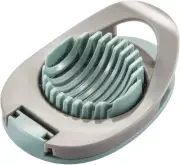 Egg Slicer for Boiled Eggs Strawberry Cutter with Stainless Steel Wire （Green）