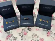 Crislu Disneyland Marquee Ring Size 6 or 7 Necklace & Bracelet FULL SET!