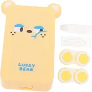 [Ipetboom] 1 Set Leakproof Case Portable Cosmetic Lens Organizer Small Container for Travel Easy Access and Identification for Sharing with Friends and Family