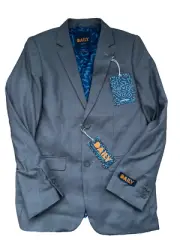 NWT Daily Opposuits Blazer Suit Jacket Gray Boys Size 16 Regular