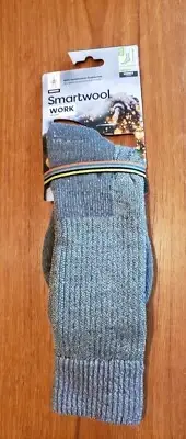 Smartwool WORK Tall Crew Socks - Unisex Fit Size M Full Cushion Wool