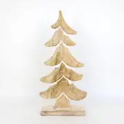 Mango Wood Christmas Tree Cutout 23.75"H