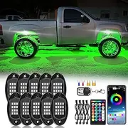 ZONECONA ABS RGB LED Rock Lights (10Pods)