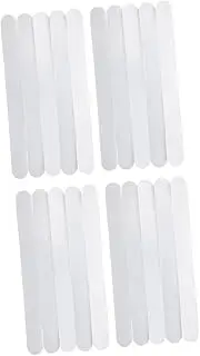 ORFOFE 4 Pieces Non-Slip Bathroom Stickers Stair Treads Tape Slip Strips for Shower Self-Adhesive
