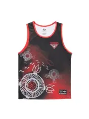 Essendon Bombers AFL Indigenous Training Singlet Sizes S-5XL!