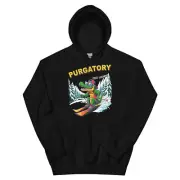 Purgatory Where Gators Shred Skiing Alligator Fun Hoodie Sweatshirt