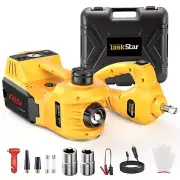 ‎TaskStar Electric Car Jack Kit,5 Ton 12V Car Jack Hydraulic with Electric Im...