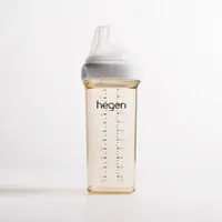 在飛比找PChome24h購物優惠-Hegen 金色奇蹟PPSU多功能方圓型寬口奶瓶 330ml