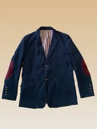 在飛比找Yahoo!奇摩拍賣優惠-全新義大利品牌 CUMAR 專櫃男裝 秋冬 絨布 休閒 2顆
