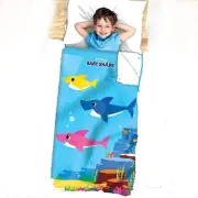 Franco Manufacturing Co. Baby Shark 2-in-1 Cozy Cover & Slumber Bag