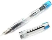 New Pilot Prera Iro-Ai Calligraphy-Nib Fountain Pen, Transparent Light Blue