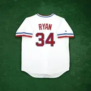 Nolan Ryan 1972 Texas Rangers Cooperstown Men's Home White Throwback Jersey