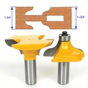2 PC 1/2" Shank Ogee Entry Door for Long Tenons Router Bit