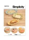 Simplicity Sewing Pattern 9733 Kitchen Casserole Bowl Plate Ice Cream Cozies