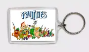 The Fruitties Series Drawings Cartoon Keychain Keyring