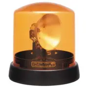 Hella 1796 12-24V KL8000 Series Revolving Beacon Strobe Lamp - Amber