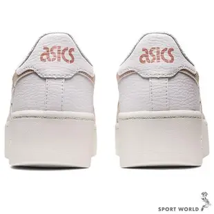ASICS JAPAN S PF 女鞋 休閒 皮革 復古 厚底 白 粉 1202A426-100