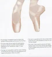 Bloch Pointe Shoes 3/4 shank Synergy S0100L w/Stretch ribbon & Elastic new/box