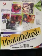 VTG Adobe Photo Deluxe 2.0 For Windows CD-ROM Photoshop Sealed New!
