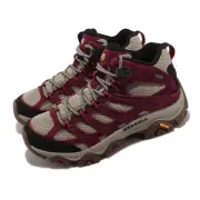 Merrell Moab 3 Mid GTX Gore-Tex Cabernet Brown Women Outdoors Hiking J036866
