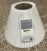 Threshold Studio McGee White Pleated Lamp Shades Medium