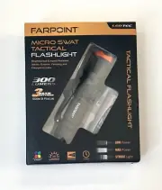 New Farpoint Micro Swat Tactical Flashlight 300 Lumens LED Flashlight