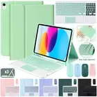 Smart Case With Touchpad Keyboard Cover For iPad 5/6/7/8/9/10th Gen Air 3 4 5th