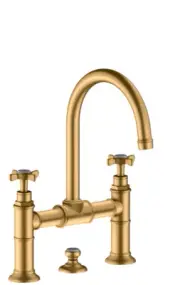 Hansgrohe 2-handle basin faucet 220 Axor 16510950 Brushed Brass